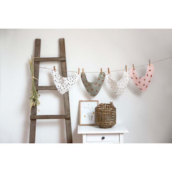 Lässig Little Forest Bandana - 2 Stuks - Groen