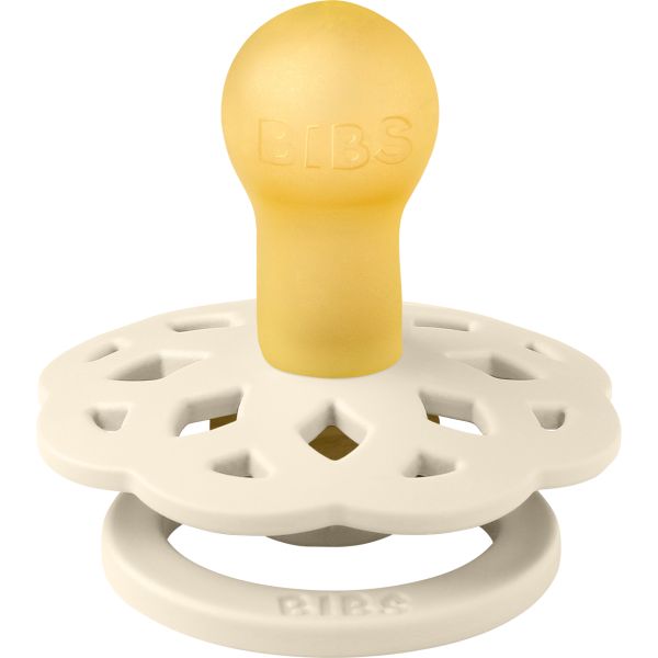 Bibs Fopspeen Boheme Round 6-18mnd Ivory
