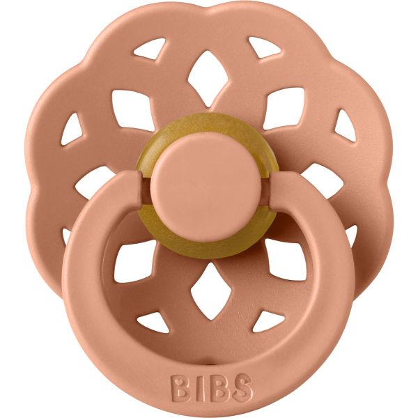 BiBs Boheme Fopspeen - Rond - 0-6 Mnd - Peach BiBs Boheme Fopspeen - Rond - 0-6 Mnd - Peach