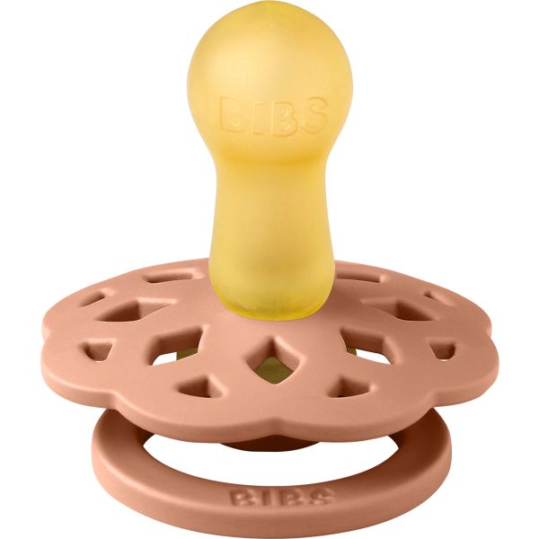 BiBs Boheme Fopspeen - Rond - 0-6 Mnd - Peach BiBs Boheme Fopspeen - Rond - 0-6 Mnd - Peach