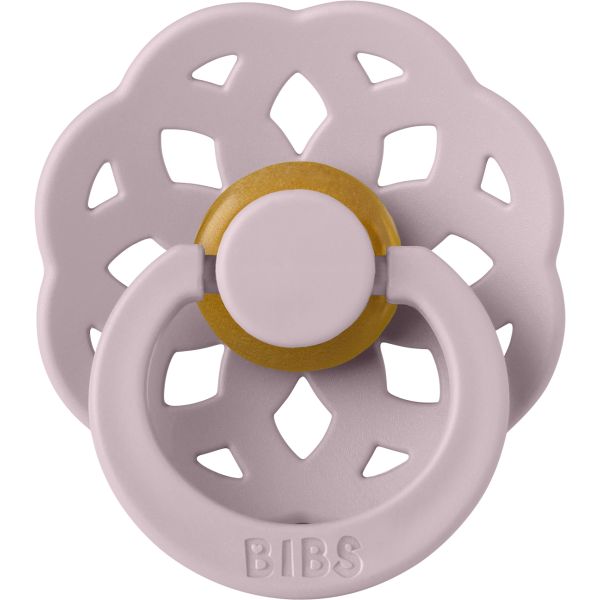 BiBs Boheme Fopspeen - Rond - 6-18 Mnd - Blossom/Dusky/Lilac