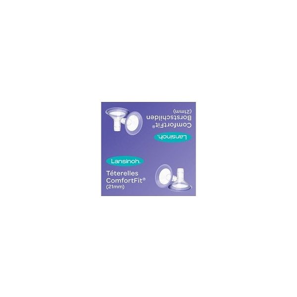 Lansinoh Borstschilden Comfort Fit 21mm 2st. Lansinoh Borstschilden Comfort Fit 21mm 2st.