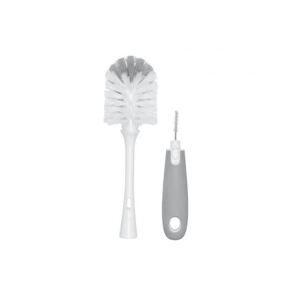 OXO Tot Flessen En Spenenborstel Met Staander Grey OXO Tot Flessen En Spenenborstel Met Staander Grey
