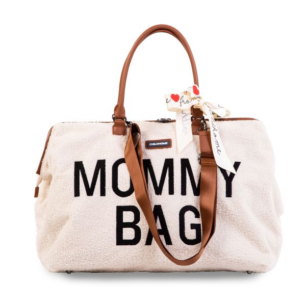 Childhome Mommy Bag Groot Teddy Offwhite Childhome Mommy Bag Groot Teddy Offwhite