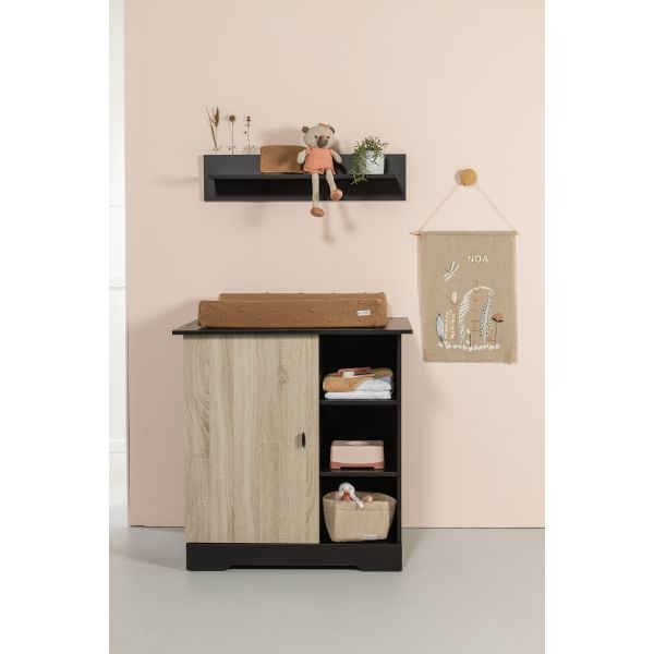 Commode 1 Deur 3 Vakken Basalt Commode 1 Deur 3 Vakken Basalt