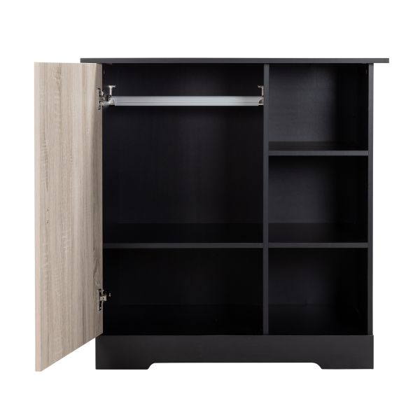 Commode 1 Deur 3 Vakken Basalt Commode 1 Deur 3 Vakken Basalt