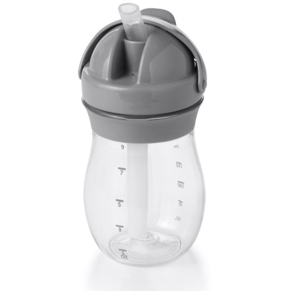 OXO Tot Transitions Rietjesbeker Grey 250 ml OXO Tot Transitions Rietjesbeker Grey 250 ml
