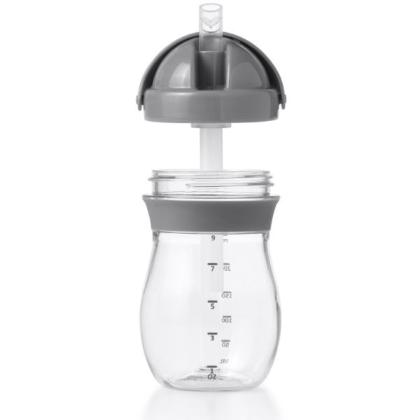 OXO Tot Transitions Rietjesbeker Grey 250 ml OXO Tot Transitions Rietjesbeker Grey 250 ml
