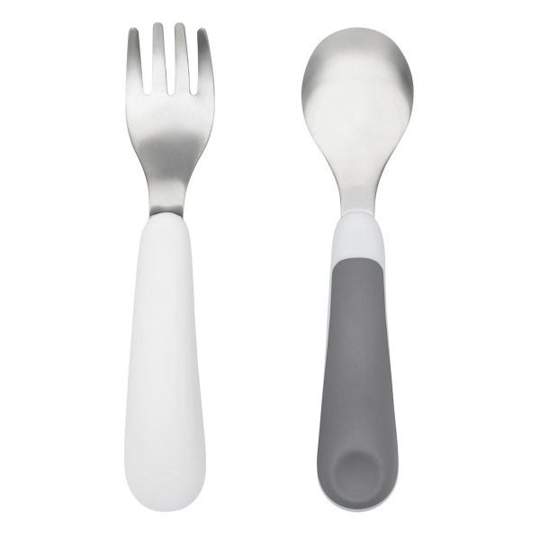 OXO Tot Vork & Lepel Grey