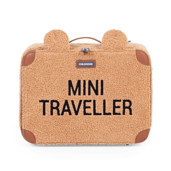 Childhome Mini Traveller Kinderkoffer Teddy Brown Childhome Mini Traveller Kinderkoffer Teddy Brown