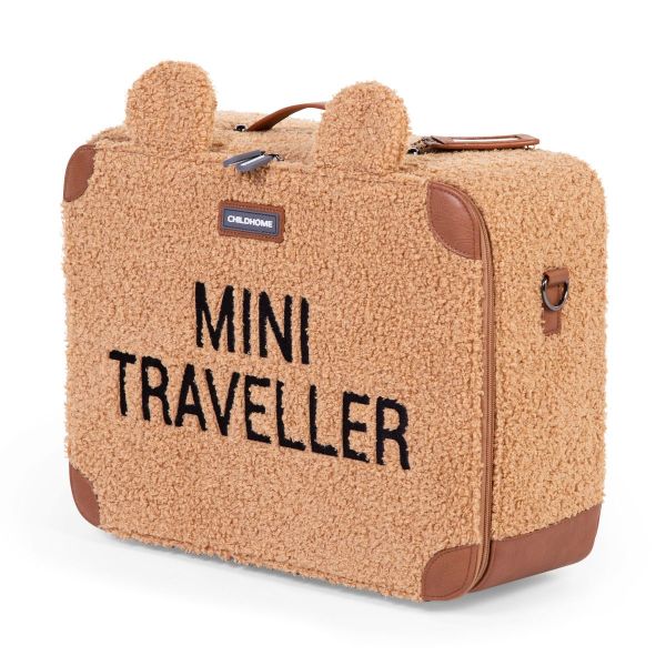 Childhome Mini Traveller Kinderkoffer Teddy Brown Childhome Mini Traveller Kinderkoffer Teddy Brown