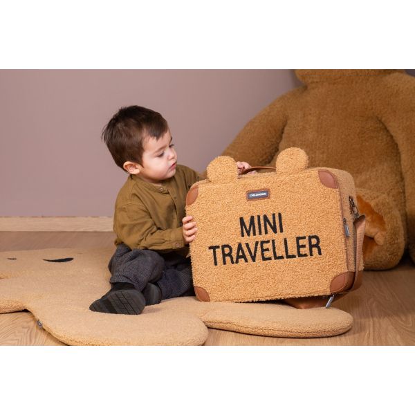Childhome Mini Traveller Kinderkoffer Teddy Brown Childhome Mini Traveller Kinderkoffer Teddy Brown