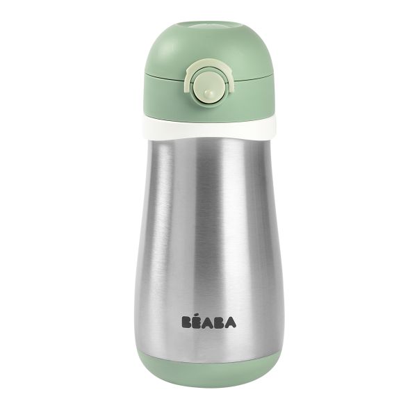 Béaba Drinkfles Roestvrij Staal Groen 350ml Béaba Drinkfles Roestvrij Staal Groen 350ml