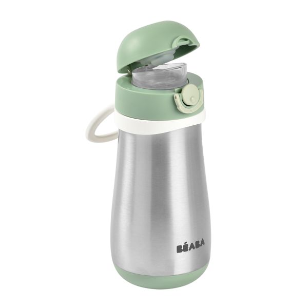 Béaba Drinkfles Roestvrij Staal Groen 350ml Béaba Drinkfles Roestvrij Staal Groen 350ml