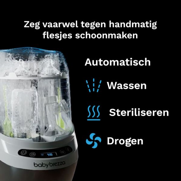 Baby Brezza Bottle Washer Pro - Black / White Baby Brezza Bottle Washer Pro - Black / White