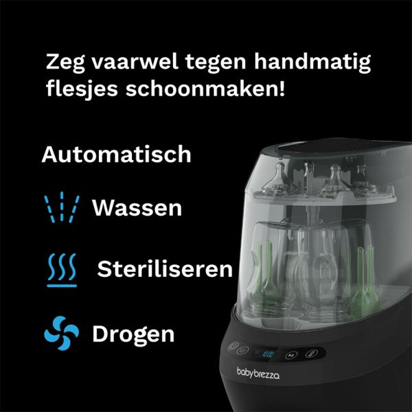 Baby Brezza Bottle Washer Pro - All Black