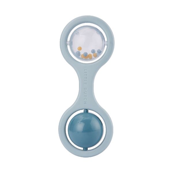 Little Dutch Rammelaar Bal Blauw Little Dutch Rammelaar Bal Blauw