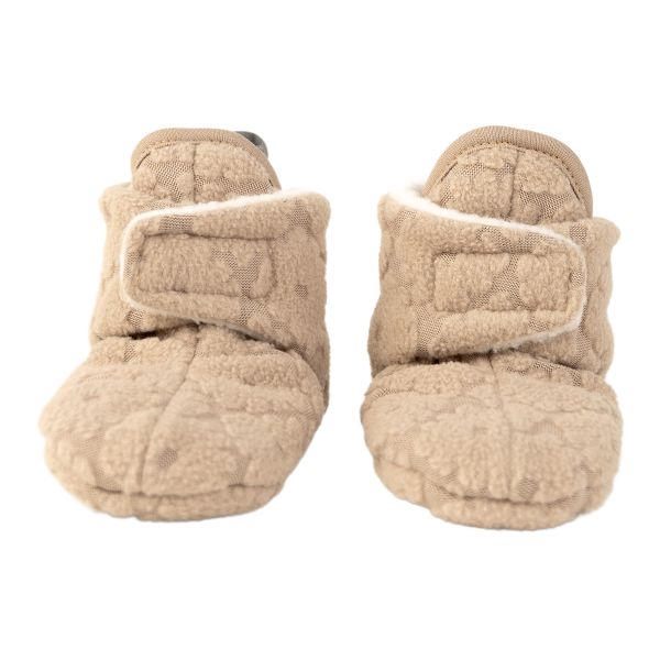 Lodger Slipper Folklore Fleece Beige 12-18mnd 12-18 maanden
