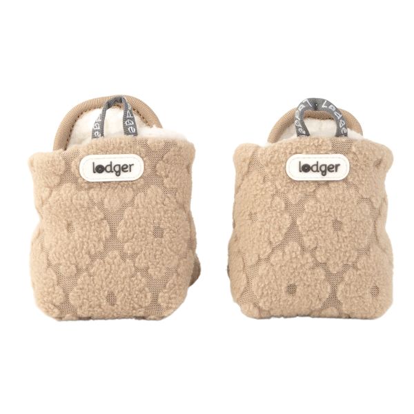 Lodger Slipper Folklore Fleece Beige 12-18mnd 12-18 maanden