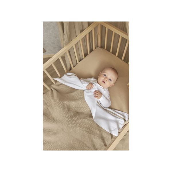 Meyco Co-Sleeperhoeslaken Jersey Sand 50x90cm Meyco Co-Sleeperhoeslaken Jersey Sand 50x90cm