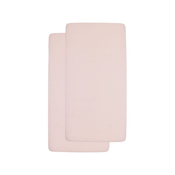 Meyco Ledikanthoeslaken Jersey Soft Pink 60x120cm 2-Pack Meyco Ledikanthoeslaken Jersey Soft Pink 60x120cm 2-Pack