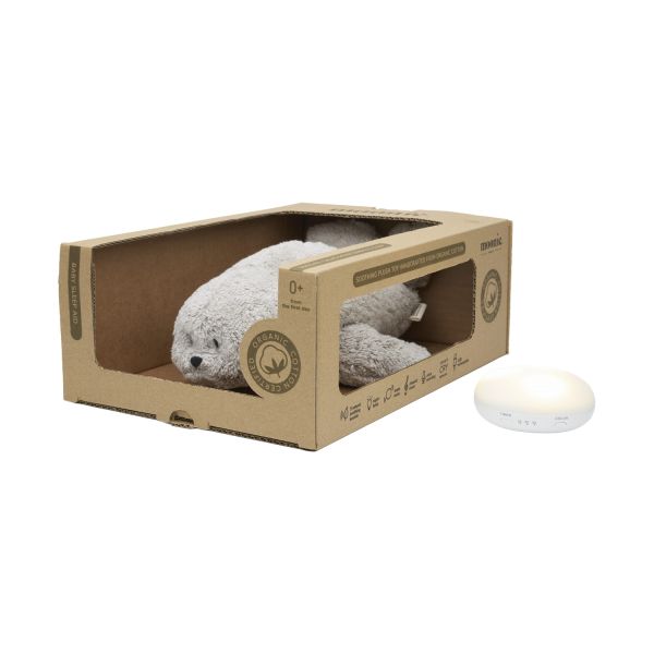 Moonie The Humming Seal Slaapknuffel - Gray Moonie The Humming Seal Slaapknuffel - Gray