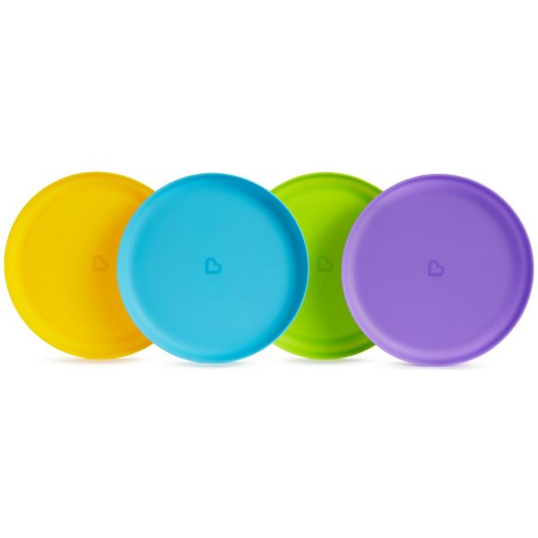 Munchkin Multi Coloured Feeding Plates Munchkin Multi Coloured Feeding Plates