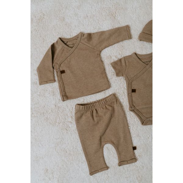 Baby's Only Trui Met Overslag Melange Clay