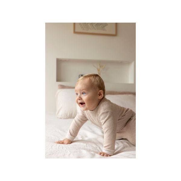 Feetje Wafel Pyjama - Maat 74 - Stroopwafel Feetje Wafel Pyjama - Maat 74 - Stroopwafel