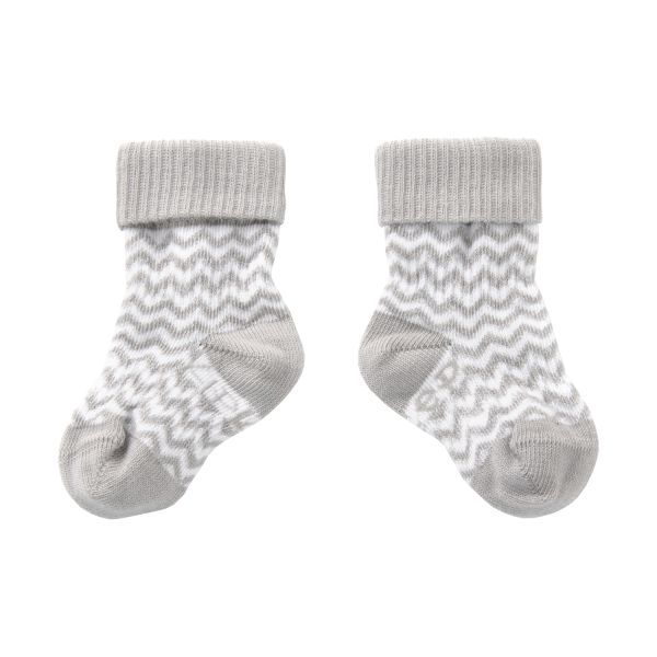 KipKep Blijf-Sokjes - 6-12 Mnd - 2-Pack - Silver Grey KipKep Blijf-Sokjes - 6-12 Mnd - 2-Pack - Silver Grey