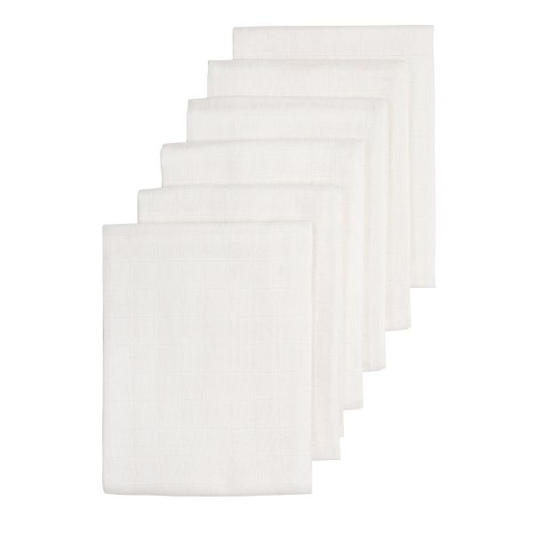 BD Collection Hydrofiele Luiers Wit 60x60cm (6 stuks)