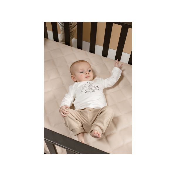Ralph Boyer Boxmatras Leer Beige