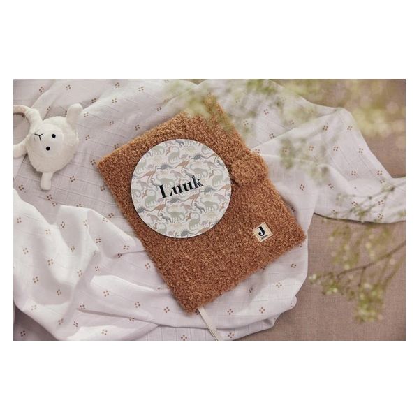 Jollein Hoes Groeiboekje Boucle Biscuit 23 x 17 cm Jollein Hoes Groeiboekje Boucle Biscuit 23 x 17 cm