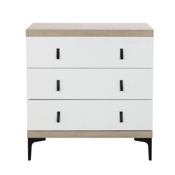 Interbaby Commode 3 Laden Strips Wit Interbaby Commode 3 Laden Strips Wit