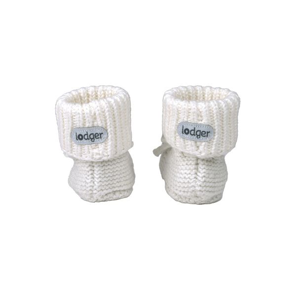 Lodger Slipper Knit Cloud Dancer 0-6mnd 0-6 maanden Lodger Slipper Knit Cloud Dancer 0-6mnd 0-6 maanden