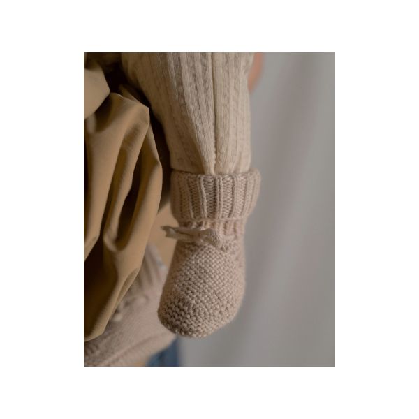 Lodger Slipper Knit Birch 0-6mnd 0-6 maanden Lodger Slipper Knit Birch 0-6mnd 0-6 maanden