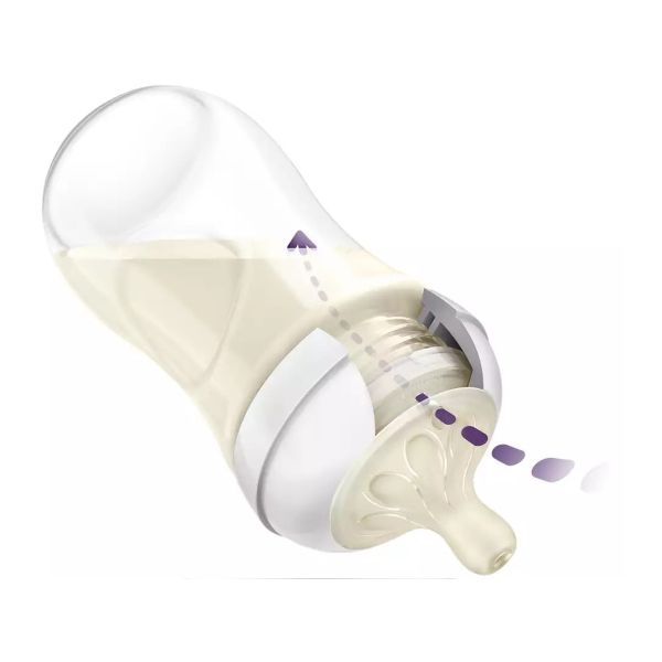Philips Avent Fles Natural Response Roze 260ml Philips Avent Fles Natural Response Roze 260ml