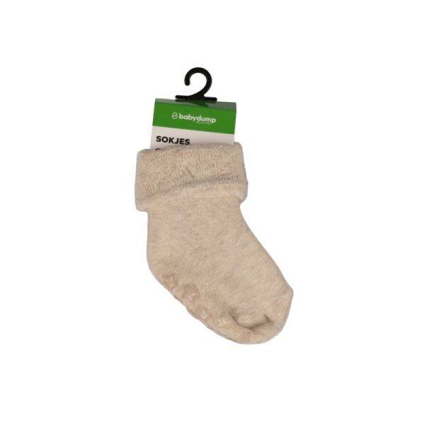 BD Collection Sokjes Antislip 2-Pack Sand 0-6 maanden BD Collection Sokjes Antislip 2-Pack Sand 0-6 maanden