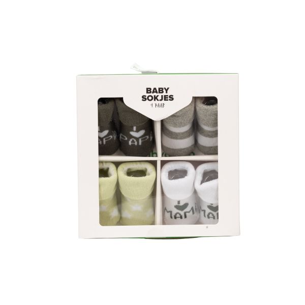 BD Collection Sokjes 4-Pack Multi Green BD Collection Sokjes 4-Pack Multi Green