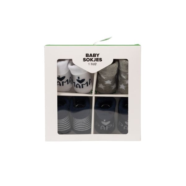 BD Collection Sokjes 4-Pack Multi Navy BD Collection Sokjes 4-Pack Multi Navy