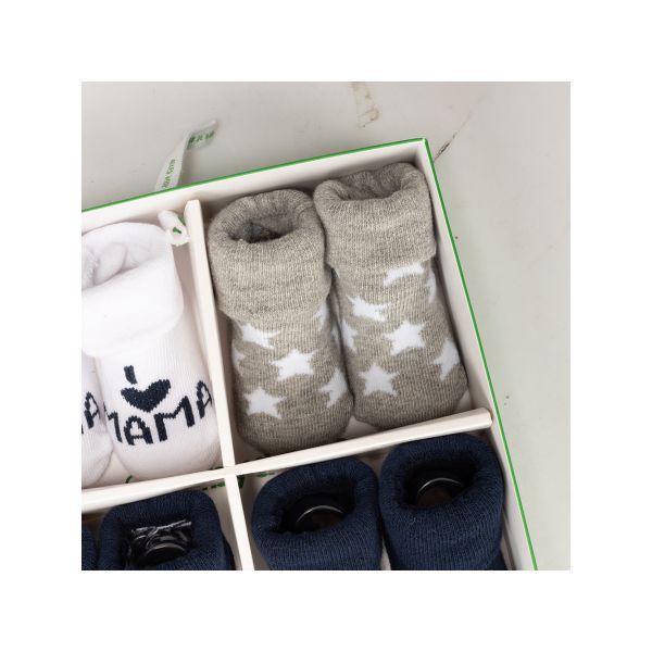BD Collection Sokjes 4-Pack Multi Navy BD Collection Sokjes 4-Pack Multi Navy