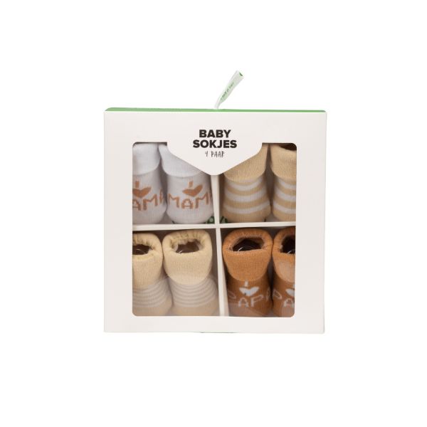 BD Collection Sokjes 4-Pack Multi Sand BD Collection Sokjes 4-Pack Multi Sand