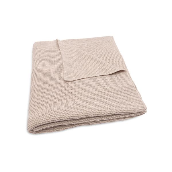Jollein Basic Knit Ledikantdeken - 100 x 150 cm - Wild Rose Jollein Basic Knit Ledikantdeken - 100 x 150 cm - Wild Rose