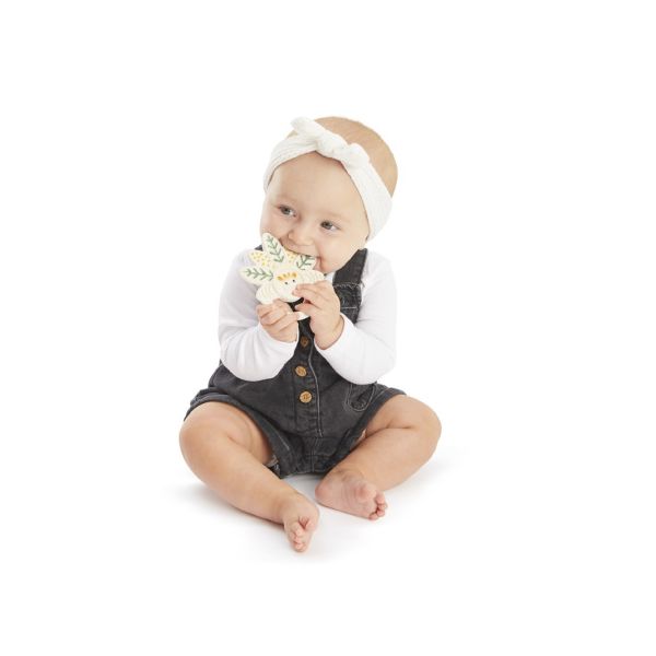 Sophie De Giraf Bijtring 5-Senses Blad Geschenkdoos
