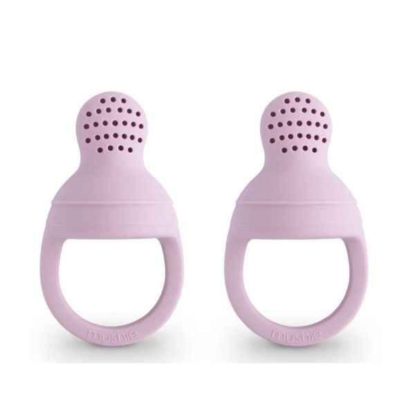 Mushie Fresh Food Feeder Soft Lilac (2 stuks)