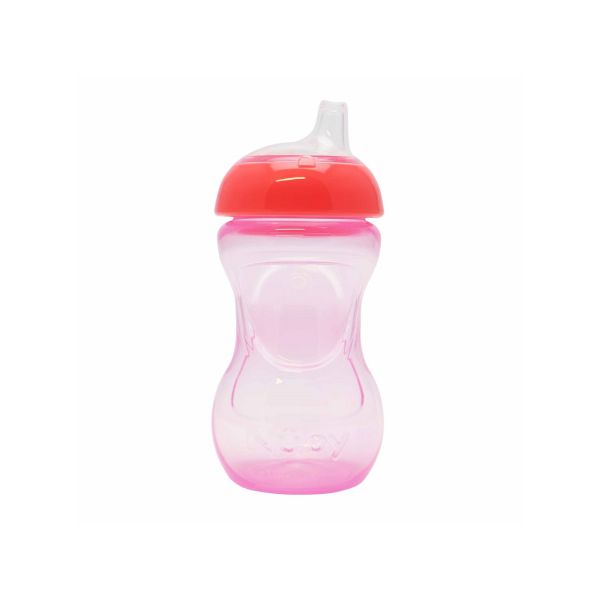 Nuby Beker Mini Easy Grip Roze 180ml 4mnd+ Nuby Beker Mini Easy Grip Roze 180ml 4mnd+