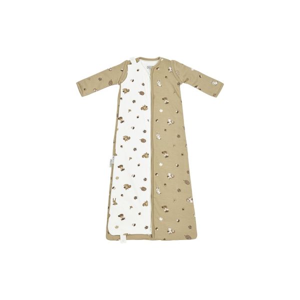 Meyco Slaapzak 4-Seizoenen Forest Animals Sand One Size 
