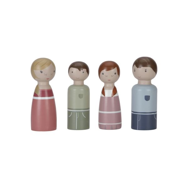 Little Dutch Aanvulset Poppenhuis - Familie Rosa FSC Little Dutch Aanvulset Poppenhuis - Familie Rosa FSC