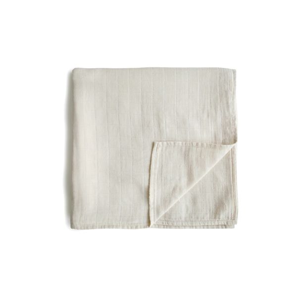 Mushie Swaddle Fog 120 x 120 cm