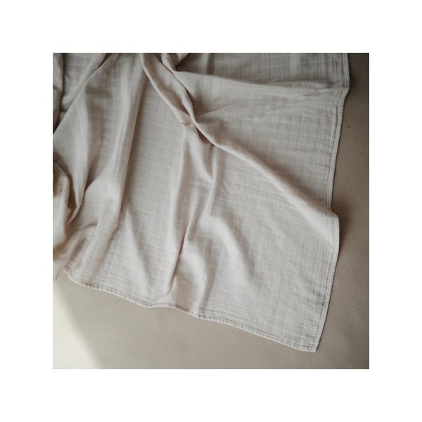 Mushie Swaddle Fog 120 x 120 cm